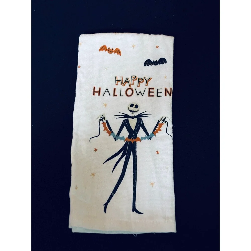 Disney Nightmare Before Christmas Jack Skellington Halloween Kitchen Towels 2pk